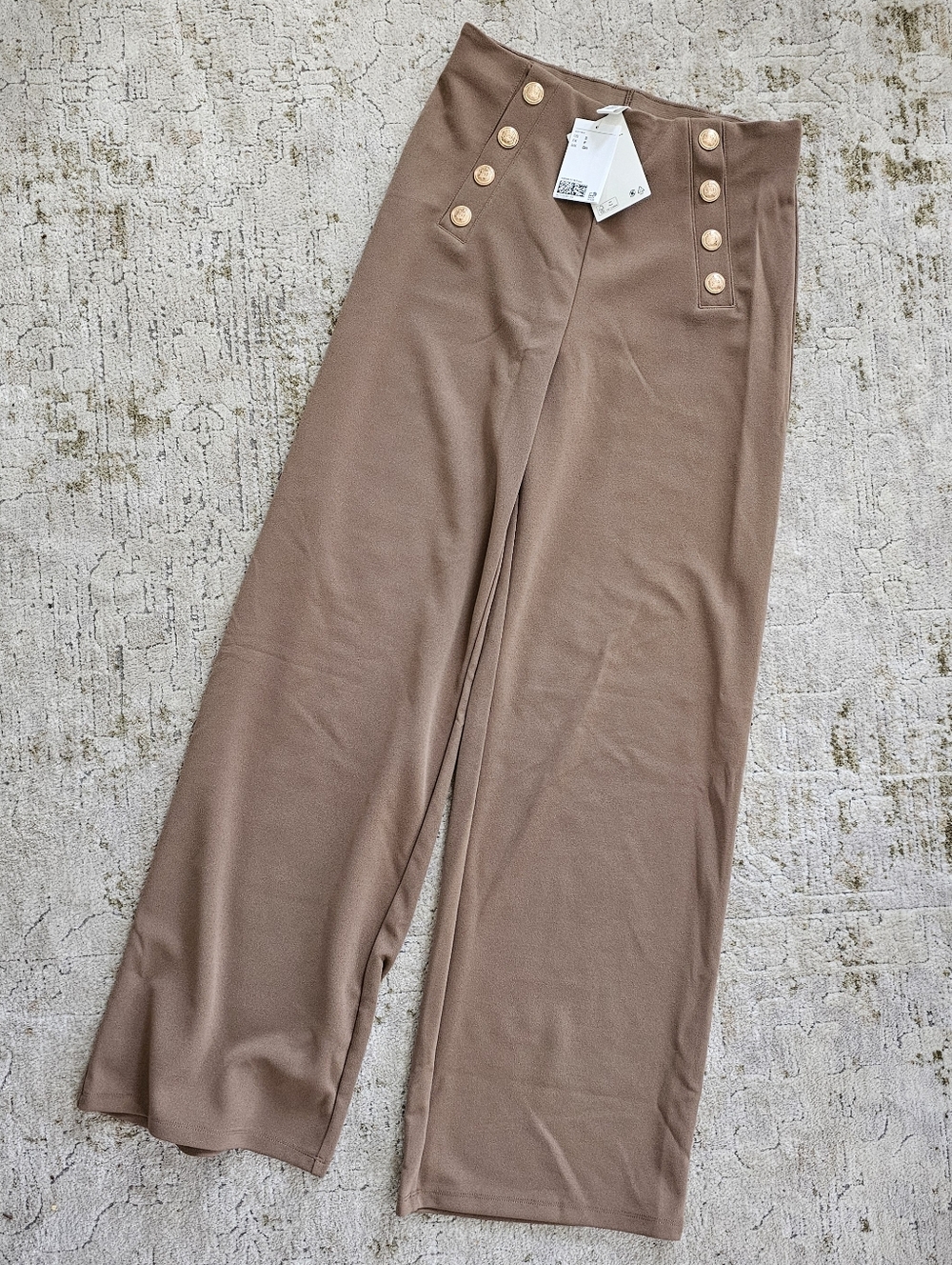 H&M Button Font Pant
